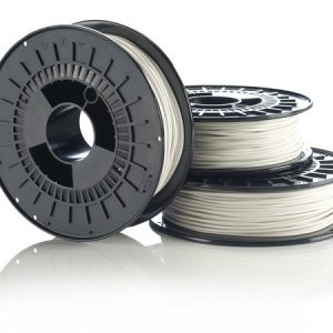 Ultimaker Flexible White PLA will make it possible to print flexible stuff in a classy white color, you wants a white bouncy ball?